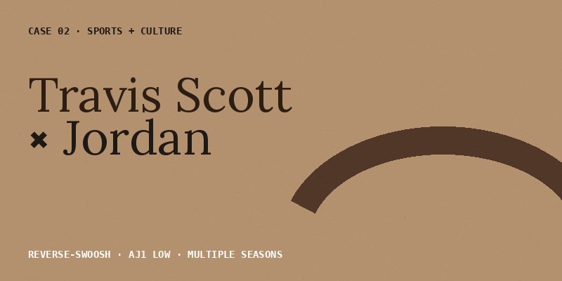 Case study 02 — Travis Scott × Nike Jordan Brand